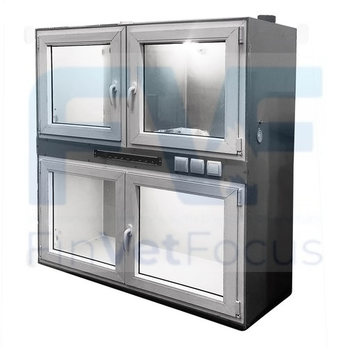 Tierkäfig zur Isolierung - 80577 - Vetbot - modular / 3 Abteile / mit Laufrad