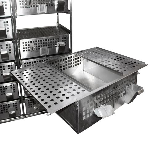 Tierkäfig für Tierversuche / für präklinische Forschung - 1289 - Vetbot - für Meerschweinchen / modular / auf Rollen