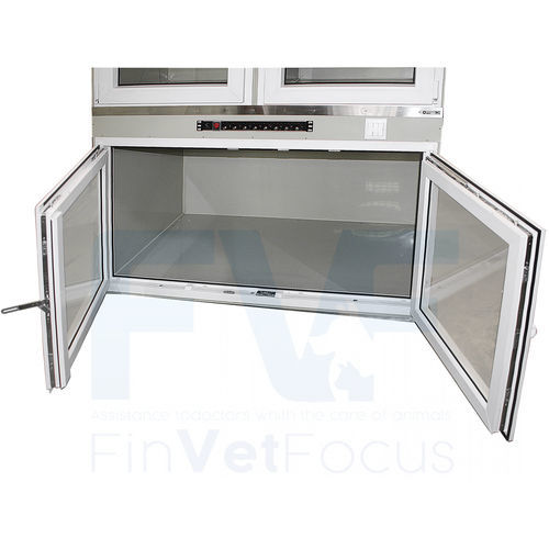 Tierkäfig zur Isolierung - 80745 - Vetbot - modular / zwei Brücken / auf Rollen
