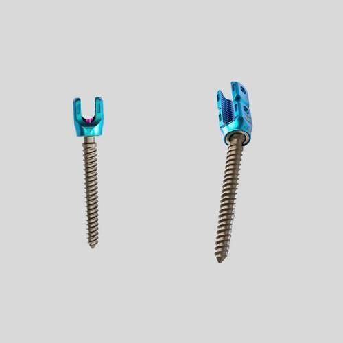 Pedikelschraube für Lumbal-Thorakal-Wirbel - Tulpar Medical - polyaxial / Metall