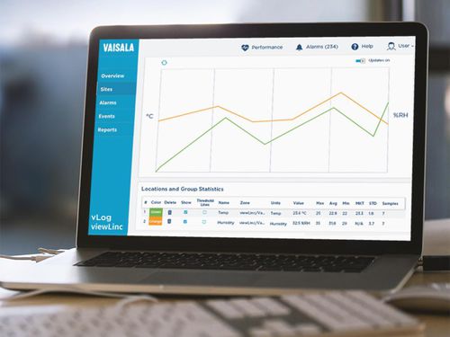 Steuerungssoftware - viewLinc - Vaisala - Reporting / Monitoring / Aufzeichnung