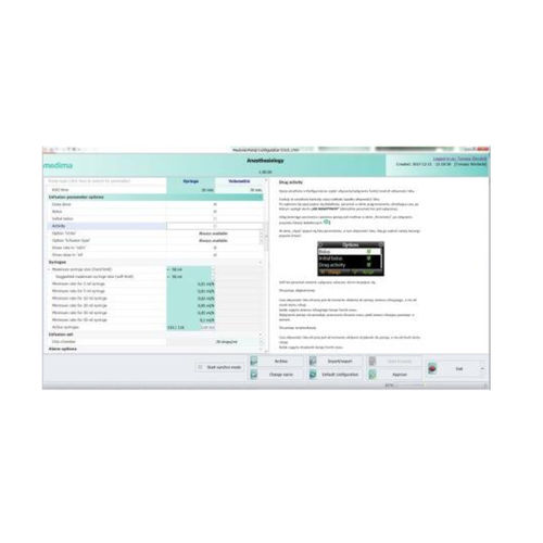 Software-Modul / für Infusionspumpen - Configurator - Medima - medizinisch / webbasiert