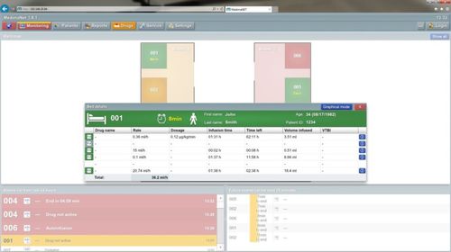 Medizinische Software - MedimaNet - Medima - für Patientendatenverwaltung / für Infusionspumpen / Monitoring