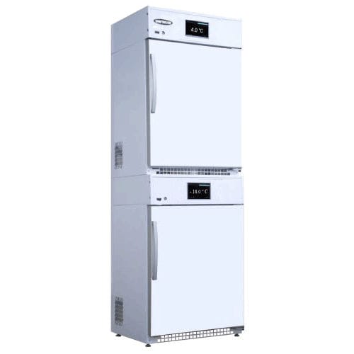 Medizinischer Kühlschrank - 116098 - unifrigor - vertikal / mit 2 Türen / Edelstahl