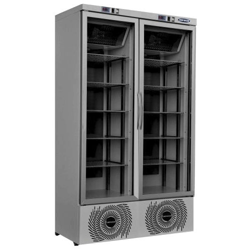 Laborkühlschrank - M-COMBI 680 VP+VP IoTty - unifrigor - vertikal / mit 2 Türen / mit Glastür