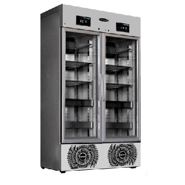 Laborgefrierschrank - M-COMBI 650 VP+VN - unifrigor - vertikal / mit 2 Türen / mit Glastür