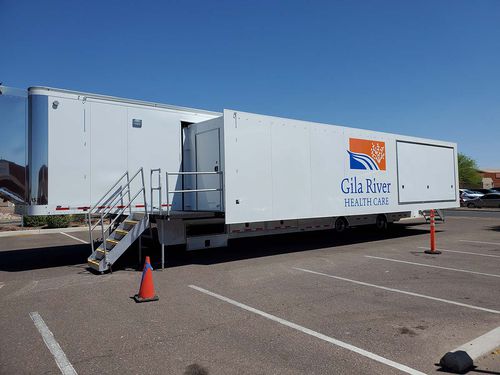 Mobile Krankenstation / für Intensivpflege - (53′)(16M) - Mobile Healthcare Facilities - Covid-19-Früherkennung / LKW