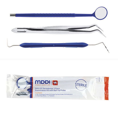 Instrumentenset zur dentalen Diagnose - SI951ST-1 - MDDI - Medi Dent Disposable International - steril
