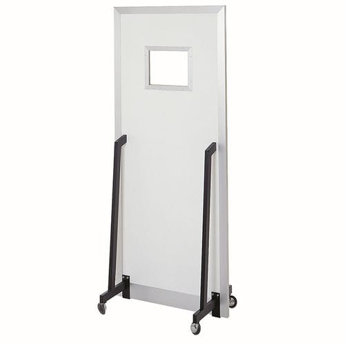 Röntgenstrahlen-Strahlenschutzschild - MLS 1025076986 - Podoblock - mobil / mit Fenster / 2,00 mm