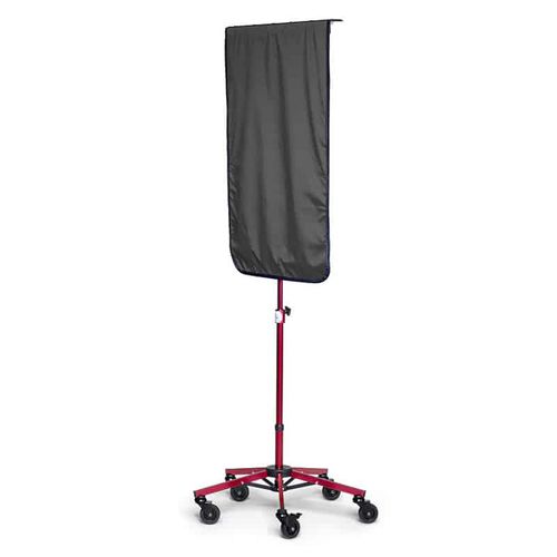 Röntgenstrahlen-Strahlenschutzschild - MLS 10CBASE - Podoblock - mobil / 0.50 mm