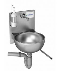 Spüle / 1 Station - CS93 EXPO  - CIROLDI SPA - Edelstahl / mit Kniebedienung