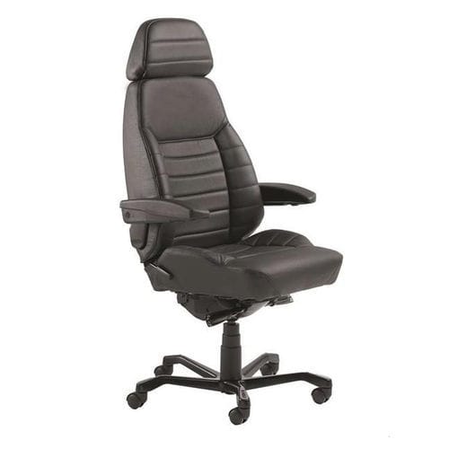 Bürostuhl mit Armlehnen - EXEC 21 - IntraSpace - auf Rollen / mit hoher Rückenlehne / schwenkbar