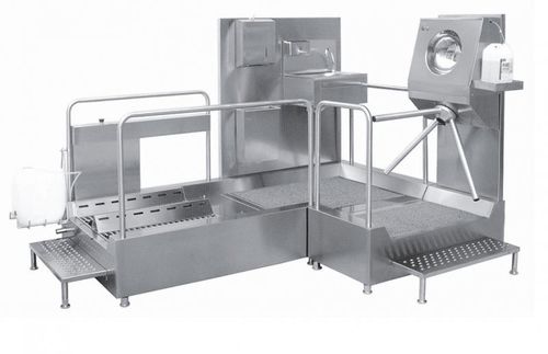Reinigungsstation für die Medizinische Industrie - YIBTECH YSH TEF160L - Yiber Elektronik - für Stiefel / Durchgang