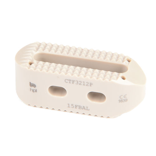 LWS-Zwischenwirbelimplantat - CAP Lumbar TPLIF PEEK - H.P.I. Medical - dorsaler Zugang / lateraler Zugang / aus PEEK