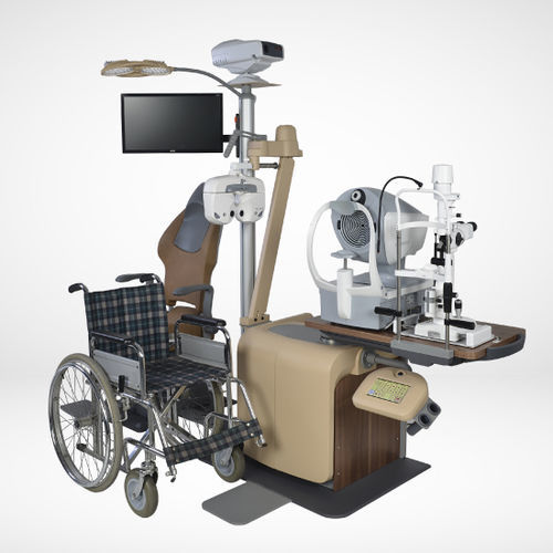 Ophthalmische Arbeitsstation - XDUE H  - Meccanottica Mazza - zur Kontrolle / mit Stuhl / mit Licht