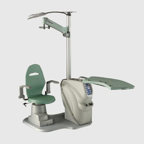 Ophthalmische Arbeitsstation - PURE - Meccanottica Mazza - mit Stuhl / mit Licht / kompakt