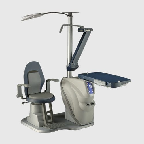 Ophthalmische Arbeitsstation - PURE CL. - Meccanottica Mazza - mit Stuhl / mit Licht / kompakt