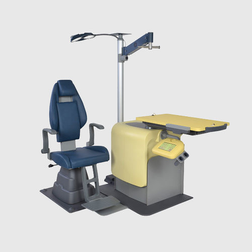 Ophthalmische Arbeitsstation - XDUE - Meccanottica Mazza - zur Kontrolle / mit Stuhl / mit Licht