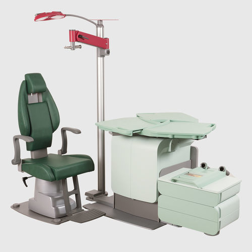 Ophthalmische Arbeitsstation - XTRE - Meccanottica Mazza - zur Kontrolle / mit Stuhl / mit Licht