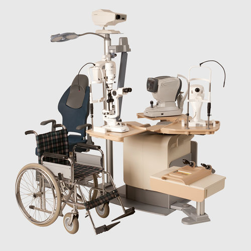 Ophthalmische Arbeitsstation - XTRE H - Meccanottica Mazza - mit Stuhl / mit Licht / kompakt