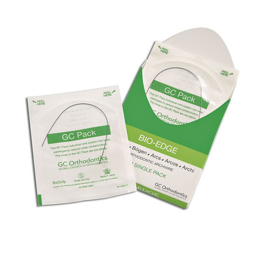 Rechteckiger kieferorthopädischer Draht - Bio-Edge  - GC Orthodontics - quadratisch / NiTi