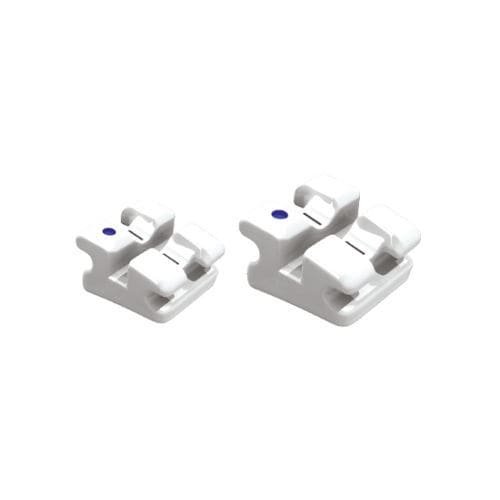 Orthodontie Bracket / ästhetisch - Chic.  - GC Orthodontics - Keramik / Mini / mit schwacher Reibung