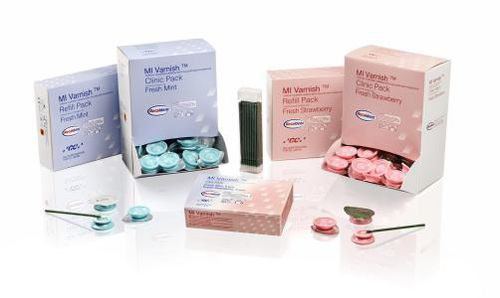 Zahnmedizinisches Material / Fluorid - MI - GC Orthodontics - Lack / zur Dentalrestaurierung
