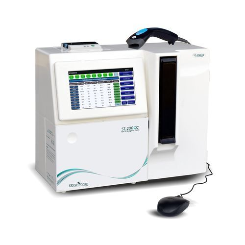 PO2-Blutgasanalysator - ST-200 CC ABGE - Sensa Core Medical Instrumentation Pvt. Ltd. - pCO2 / pH / Serum