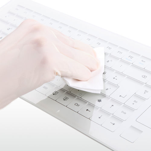 Touchpad-Tastatur - HospiTouch - PrehKeyTec GmbH - mit Zeigegerät / Glas / USB
