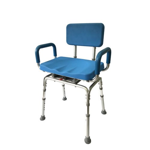 Duschstuhl mit Armlehnen - HS4386AXL-BL - Forever Young Enterprise - mit Rückenlehne / Dreh