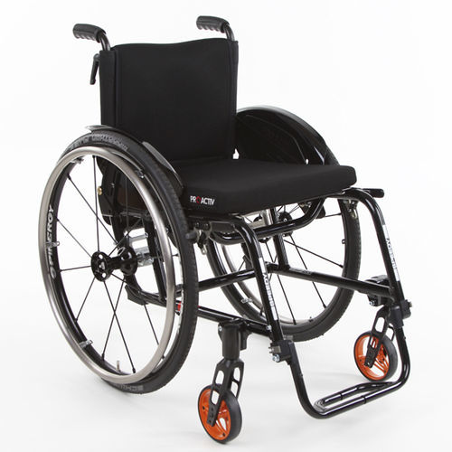 Manueller Rollstuhl - SPEEDY A1 - PRO ACTIV Reha-Technik - zur Nutzung im Freien / für den Innenbereich / mit Fußstütze