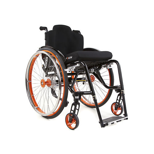 Manueller Rollstuhl - SPEEDY 4ALL ERGO - PRO ACTIV Reha-Technik - zur Nutzung im Freien / für den Innenbereich / mit Fußstütze