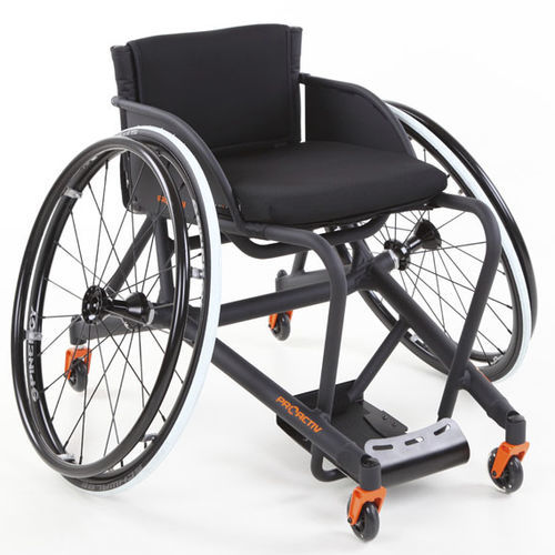 Aktivrollstuhl - SPEEDY F1 - PRO ACTIV Reha-Technik - Tennis / mit Fußstütze / schwarz
