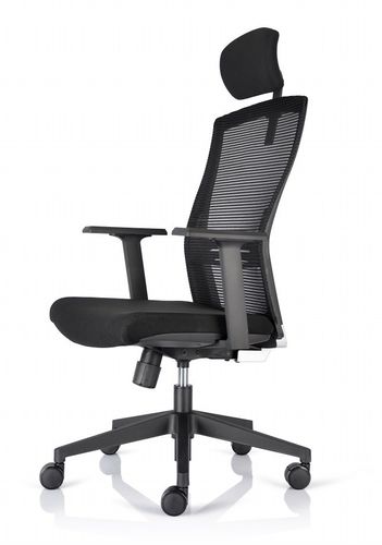 Bürostuhl mit Armlehnen - SPIO-10H - Sunjoy Enterprises - auf Rollen / mit hoher Rückenlehne / höhenverstellbar