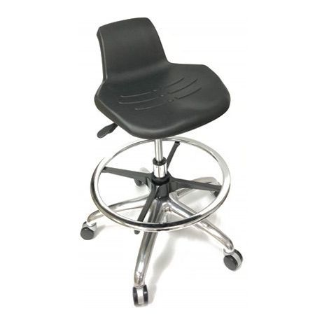 Laborhocker - SL1-A - Sunjoy Enterprises - höhenverstellbarer / schwarz / grau