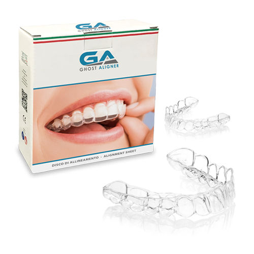 Biokompatibles zahnmedizinisches Material - B-FORM® GHOST ALIGNER - BART MEDICAL S.R.L. - Hybridkomposit / Thermoplast / für therapeutische Schienen