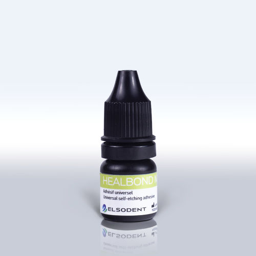 Zahnersatzkleber - HEALBOND MP BIO+ - ELSODENT - für Keramik / für Metall / photopolymerisierbar