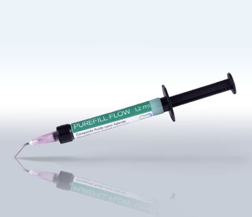 Zahnmedizinisches Material / Flüssigkomposit - PUREFILL FLOW BIO+ - ELSODENT - Hybridkomposit / zur Dentalrestaurierung / biokompatibel