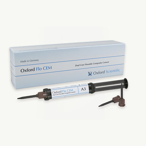 Zahnmedizinisches Material / Flüssigkomposit - FLO CEM - First Scientific Dental Materials GmbH - Harz / zur Dentalrestaurierung