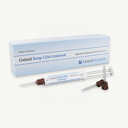 Dentalkleber für Zahnbrücken - TEMP CEM  - First Scientific Dental Materials GmbH - für Dentalkronen / temporär