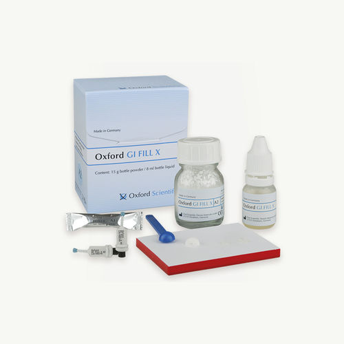 Dentalkleber zur Dentalrestaurierung - GI FILL X - First Scientific Dental Materials GmbH - ionomerisches Glas / flüssig