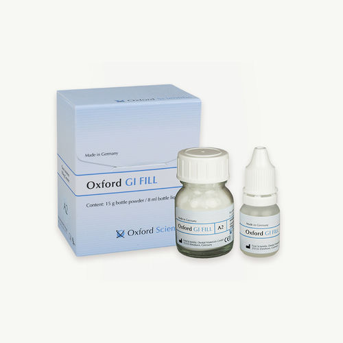 Dentalkleber zur Dentalrestaurierung - GI FILL - First Scientific Dental Materials GmbH - ionomerisches Glas / flüssig