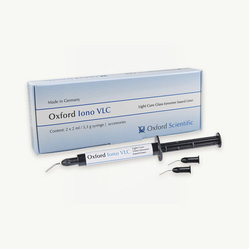 Zahnmedizinisches Material / Fluorid - IONO VLC - First Scientific Dental Materials GmbH - Verbundwerkstoff / zur Dentalrestaurierung