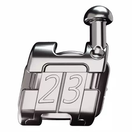 Orthodontie Bracket / Metall - SL21-24 - Hangzhou DTC Medical Apparatus - selbstabklemmend / Mini / rechteckig