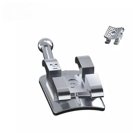 Orthodontie Bracket / Metall - M32-24 - Hangzhou DTC Medical Apparatus - Twin / Mini / rechteckig