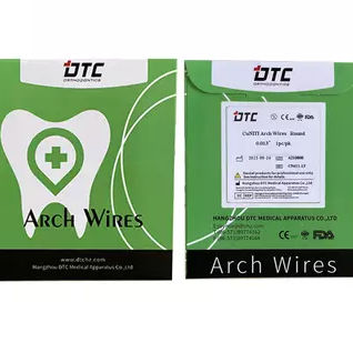 Runder kieferorthopädischer Draht - CN411-13 - Hangzhou DTC Medical Apparatus - rechteckig / NiTi / Kupfer
