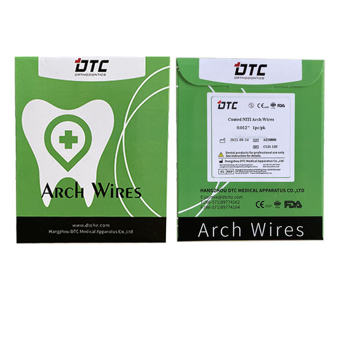 Rechteckiger kieferorthopädischer Draht - C121  - Hangzhou DTC Medical Apparatus - rund / NiTi