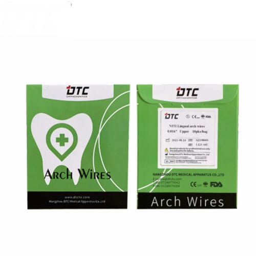 Rechteckiger kieferorthopädischer Draht - Hangzhou DTC Medical Apparatus - rund / Titan / NiTi
