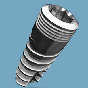 Konisches Zahnimplantat - MSI France - Titan / inneres Sechseck / Spiral