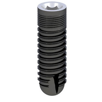 Zylindrisches Zahnimplantat - Standard+ series - NIKO DENTAL GmbH - Titan / inneres Sechseck / one step